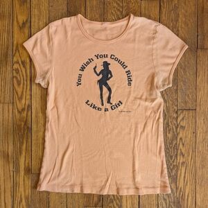 Cowgirl You Wish You Could Ride Like a Girl Baby Tee T-shirt
